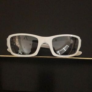 White Oakley Sunglasses. Like New.